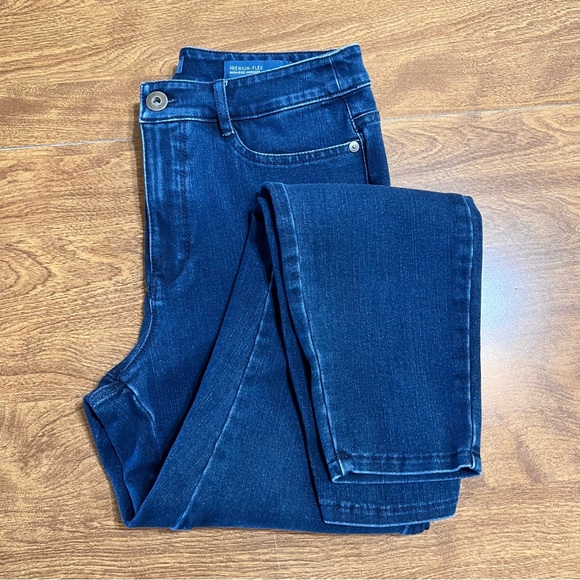 J. Jill Jeans Jjill Denim Dark Wash Premium Flex High Rise Legging